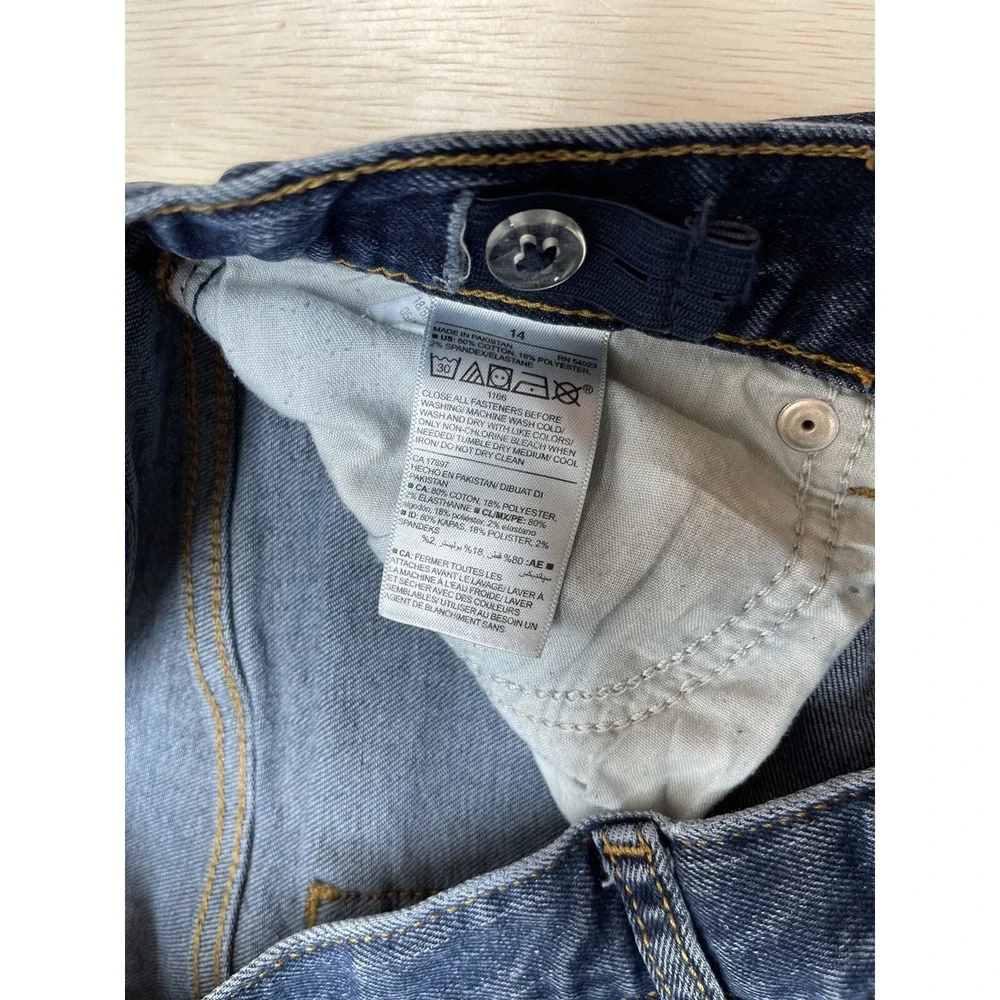 Old Navy Boys Size‎ 14 Boot Cut Built In Flex Jeans Approx 28x28